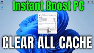 (2026) How to Clear ALL CACHE JUNK From Windows 11 (Boost Up PC/Laptop)