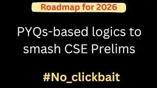 AD-FREE* | Tricks you can't afford to skip | CSE 2025 Decoded with PYQs based logics | 