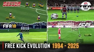 Эволюция штрафных ударов в каждой версии FIFA | 1994 - 2025 |