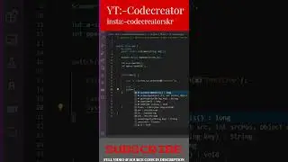 Java Code: Checking Whether a Number is Positive or Negative |  @codecreatorskr ​🔥