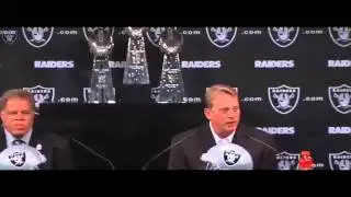 Oakland Raiders: Coach Del Rio And McKenzie On Drafting Cooper