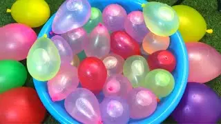 Rainbow Water Balloon Popping ASMR 🌈 | LIVE Satisfying Burst | 레인보우 물풍선 터뜨리기