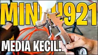 Setting Spray Gun Auarita Mini H 921 untuk Media Kecil