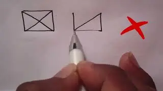 Impossible Puzzle solved without lifting pen | how to solve puzzle
