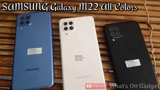 SAMSUNG Galaxy M22 All Colors