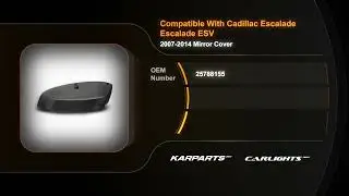 For Cadillac Escalade/Escalade ESV 2007-2014 Mirror Cover Passenger