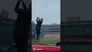 Golf at Angel Stadium 😬