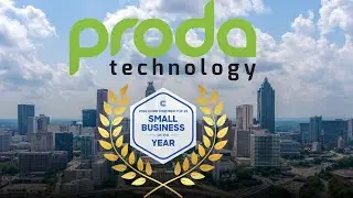 Proda Technology - Cobb Chamber of Commerce top 20 Small Businesses of the Year