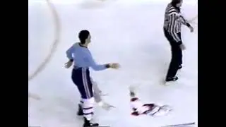 Mike Milbury Vs. Stephane Richer Apr, 9th, 1986