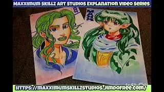 Two gorgeous anime characters from back in the day