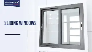 Commercial aluminum alloy sliding window
