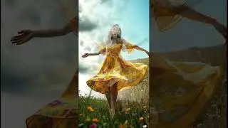 #shorts 🌼 Wildflower Wanderer &ndash; A Journey Through AI Photography! 🌿✨#AIArt