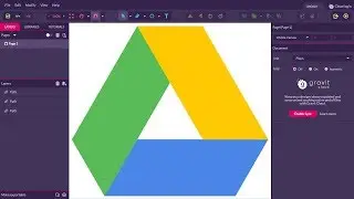 Gravit Designer Tutorial: Learn to Draw Google Drive Icon