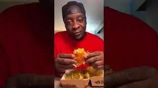 Food review - Triple Bacon Burger ( Buffalo Wild Wings) .