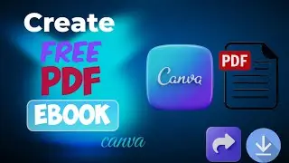 How to create a pdf ebook | create pdf ebook using canva | tutorials 2023