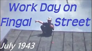 M17 1943 07 05 Work Day at Grosspaps - Eugene on the Roof