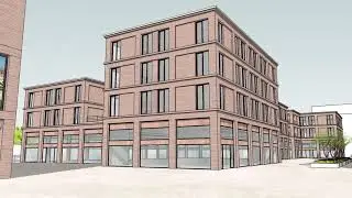 Animation Quartiersentwicklung Innenstadt Gronau