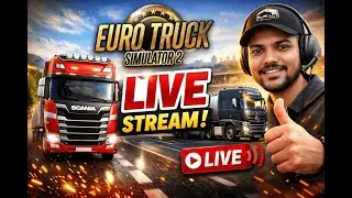 AAJ SE RAGHU DRIVER MACHAYEGA EUROPE KE ROADS PE| ETS 2 LIVE STREAM|