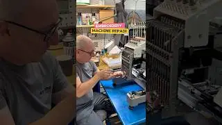Embroidery Machine Repair#EmbroideryMachineRepair#SewingMachineFix#MachineMaintenance#DIYEmbroidery