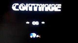 Sonic Chaos Sonic Continue Screen
