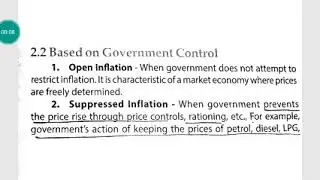 MEANING OF SUPPRESSED INFLATION