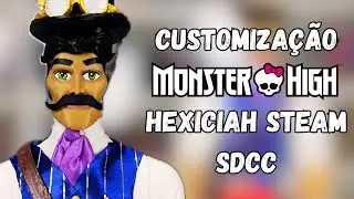Customiza&ccedil;&atilde;o do boneco Hexiciah Steam SDCC de Monster High. Boneco e acess&oacute;rios  todos impressos 3D
