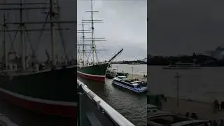 Rickmer Rickmers, Elbe River, Hamburg, Germany 🇩🇪 #travel #germanytourism #europe #hamburg　