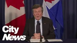 Mayor Tory and Dr. Eileen de Villa update COVID-19