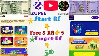 Start RS👉5 & Free || Target RS👉50 | Live Streaming,Zupee & Super Ludo,Playing ludo for entertainment