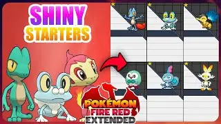 HOW TO GET A SHINY STARTER - POK&Eacute;MON FIRE RED EXTENDED (HACK ROM)