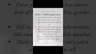 How to register #FMGE July 2025 #documents required #fmge2025 #mbbsabroad #trending