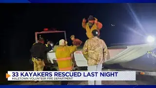 33 stranded kayakers rescued from Nickajack Cave Wildlife Area
