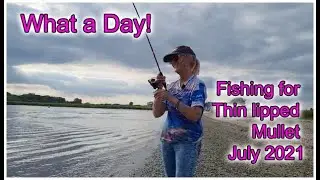 A Day on the Thin Lipped Mullet! - What strong fighting fish on the LRF Gear!