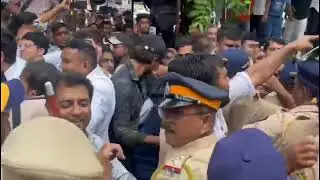 Mumbai Youth Congress's massive protest against Adani Electricity's smart meter project
