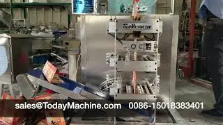 Multilanes 10 lane honey stickpack liquid sachet box honey bee sachet filling packing machine