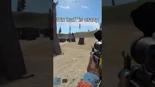 16x Zoom Is Crazy... #shorts #rustgame #gaming #rustsolopvp #rust16x