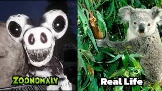 Character Comparison: Zoonamaly Gameplay vs Real Life