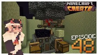 I made an AUTOMATIC WITHER FARM in the CREATE MOD!! | Minecraft Create Mod Ep. 48