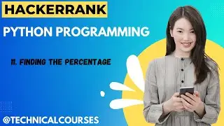 Finding The Percentage Python Hackerrank | python project solutions #python #coding