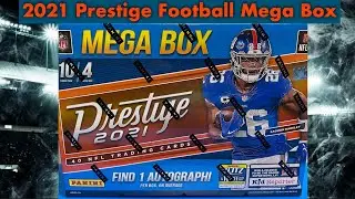 2021 Prestige Football Mega Box! 1 Auto Per Box