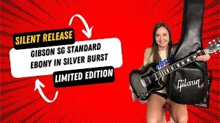 NEW Limited Edition Gibson SG Standard Ebony in Silver Burst