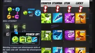 BoxingStar: Putting Four Skills To Test ( Counter, Stamina, Stun and Luck )