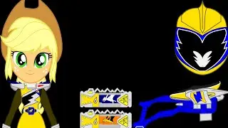 Applejack's Gold Dino Charge Ranger Transformation