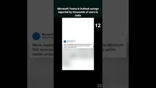 Microsoft Teams & Outlook outage reported by thousands of users in India