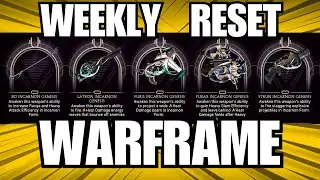 Warframe weekly reset with Furis and Latron! - Warframe weekly reset August 3, 2025