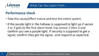 Importance of Calibration and Maintenance of Gas Detection Systems, a Lesman Webinar