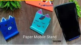 How to make a Paper Mobile Stand |DIY Origami Mobile Holder|Easy Crafts|@mishtyquest 