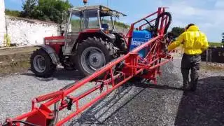 Step-by-step NSTS sprayer test