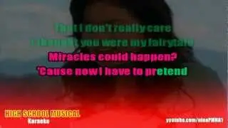 KARAOKE When There Was Me and You - High School Musical
