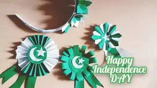 14 August DIY badges//preparation to celebrate Independence Day.